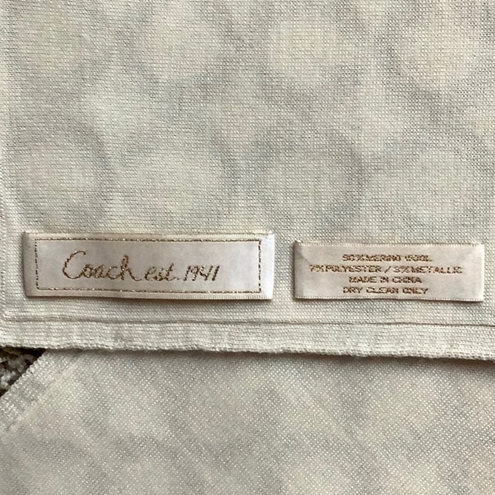 Coach scarf - Picture 4 of 4